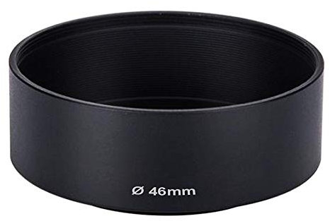 CELLONIC Parasol LN-46S Compatible con Olympus M.Zuiko Digital 17mm 1.8 ED, ... - Ø 46mm Lens Hood de Rosca, Protector Solar para Objetivos Circular/Cilíndrico