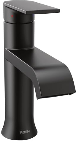 Moen 6702BL Genta LX Bathroom Faucet, Matte Black