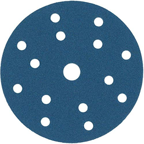 Lot de 50 disques abrasifs NORTON H835 - 150 mm - Grain 60 - 14 + 1 trous