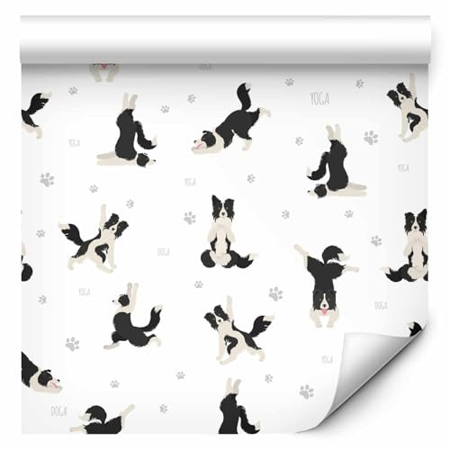 murando - Fototapete selbstklebend Tiere weiß schwarz, Schlafzimmer, modern | Selbstklebend ohne Kleister, Full HD Druck, ideal fürs Wohn- oder Schlafzimmer, schnelle Montage, lichtbeständig, geruchsfrei