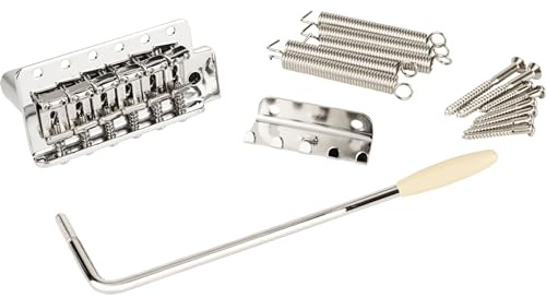 Fender® »VINTAGE/NARROW STRAT® TREMOLO ASSEMBLY« Tremolo för Stratocaster® elgitarrer i vintagestil - Finish: Chrome