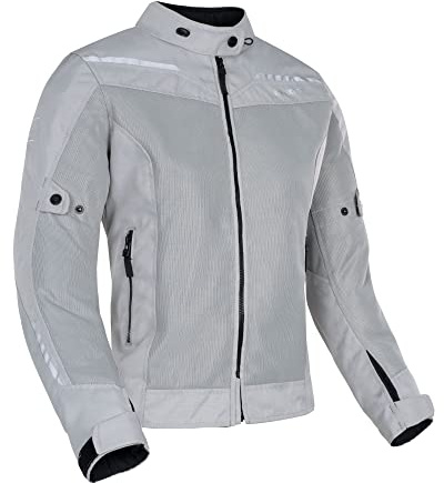 Oxford Products Mujer Chaqueta de Motocicleta Arizona 1.0 Air, Ártico, 40