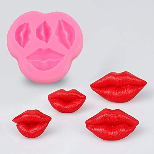 Moule Bouche, Kussmund Gâteau Forme De Bouche, Moule Silicone Levres, Grands Moules Ailes D'Ange En Silicone