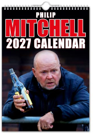 Phil Mitchell – 2024 – A4 Größe Wandkalender // Lustig/Witzig/Weihnachten/Geburtstag/Geschenkidee/Geschenk/Neuheit/Humor/Wichteln/Jahresplaner/Bürogeschenk