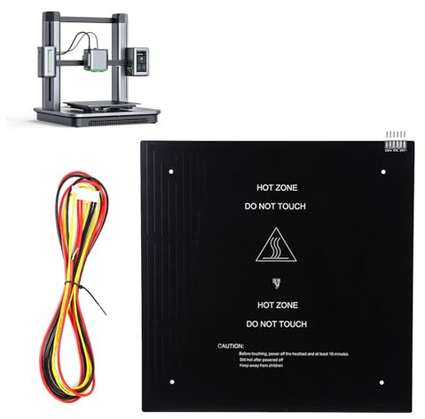 GYZOUKA 310 X 310 Mm 24 V 220 W Beheiztes Bett aus Aluminiumsubstrat 3 Mm Dicke Praktisches Zubehör für 3D-Drucker