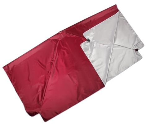 SUPVOX Umbrella Replacement Canopy Replacement Cover for Garden Parasols Double Layer Weatherproof Uv Resistant Patio Umbrella Accessory