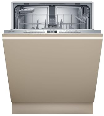 NEFF S153ITX01E, N 30, Smarter Geschirrspüler Vollintegriert 60 cm, Besteckschublade, Flex I Korbsystem, Favoriten Programm, starke Reinigungsleistung, Open Dry automatische Türöffnung, Aqua Stop