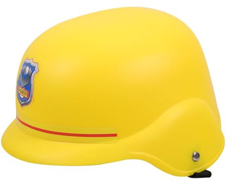 OKUMEYR Kinder Bauhelm Spielzeug Aus Flexiblem Abs Gelber Schutzhelm Für Rollenspiele Und Mottoparty Zubehör