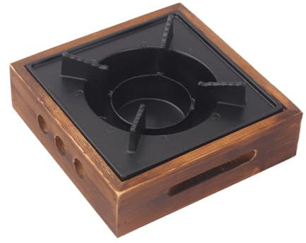 Oshhni Quemador de Alcohol para Hotel, Estufas de Alcohol Sólido, Horno para Casa de Té, Horno de Alcohol para Barbacoa, Turismo, Mochilero Interior Y Exteri, 20x20 Cm