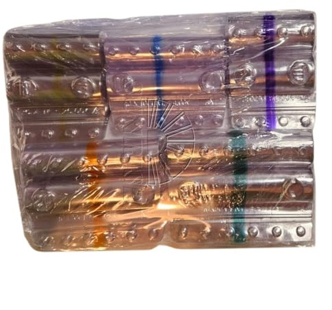 Blister Per Monete Contenitori Portamonete 1 € - 2 € - 50 20 10 centesimi - Cilindro Portamonete Blister Conta Soldi (20 pz per Taglio) - Kit 100 pz