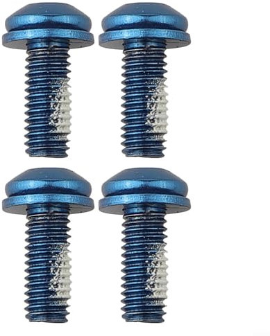 Stabiles und zuverlässiges Set mit 4 Fahrradflaschenhaltern mit M5 x 12 Spezifikation (blau)