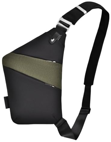 kyn italia La Compatta - Antifurto Intelligente borsa da Viaggio Antifurto da Uomo - Piatta e Invisibile Sotto la Giacca, Borsa multifunzionale alla moda, per Viaggi e Quotidiano