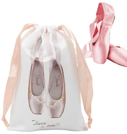 Schuhtaschen Für Aufbewahrung | Satin Tanzschuhbeutel Mit Kordelzug | Waschbare Leichte Organizer Für Tanzschuhe Latein Fitness Jazz