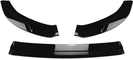 Frontspoiler Lippe Für VW Für Golf 7 Für MK7 Für GTI Für R Für 2012-2017 Front Stoßstange Splitter Lip Spoiler Protector Auto Körper Kit Frontlippe Spoiler(Gloss Black)