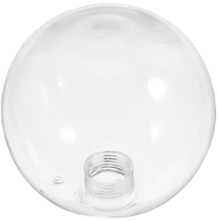 GLEAVI Abat-Jour Globe En Verre Transparent G9 Fileté Cache Ampoule De Remplacement Pour Suspension Répartition Douce Et Uniforme De La Lumière Usage Domestique Et Commercial 3.15 Pouces