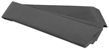 Ausziehbares Markisen-Ersatzgewebe, wasserdicht, für den Außenbereich, mit Volant vorne, für Hof, Deck, Balkon, Dunkelgrau, 3,65 x 3 m