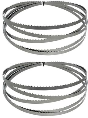 Lames de scies à ruban, Lot de 2 lames scie à ruban 2240 x 6,35 0, mm, dents par pouce, for métaux non ferreux et plastique