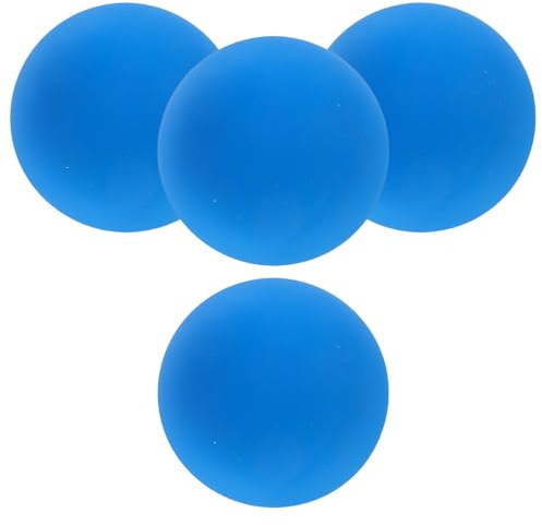 Veemoon Palline da Squash da Allenamento 4 Pezzi, Palline da Gioco in Gomma ad Alta Elasticità, Palla da Racquetball Leggera e Compatta per Allenamento Reattivo Indoor e Outdoor,