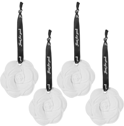 Kichvoe 4Pcs Closet Aromatherapy: Hanging Wardrobe Fresheners Air Freshener | Flower Shaped Fragrance for Closet Deodorizer Room Fragrance Car Aromatherapy Home Decor