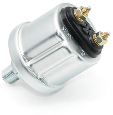 Universal 1/8 NPT M10 0-5 BAR 0-10BAR Mechanischer Öldrucksensor Ersatz for Öldruckmesser Auto Auto Boot(1-8NPT 0-5Bar)
