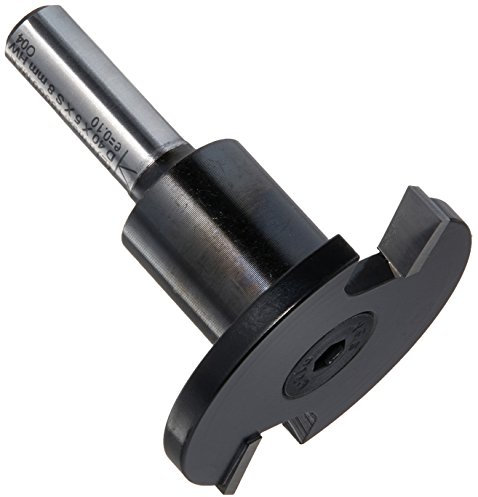 Edessö 110005008 Scheibennutfräser A=40/B=5/GL 50 - C=8 HW auf Spindel, Silber