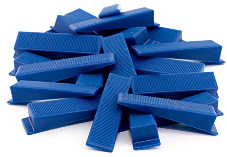 Lantelme 100 pz. set di cunei di montaggio cunei in plastica per la costruzione di finestre colore colore di montaggio porta porta blu cuneo per finestre cuneo per finestre 7057