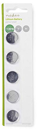 Batterie Lithio Bottone Cr2016 3 V (5 Pz)