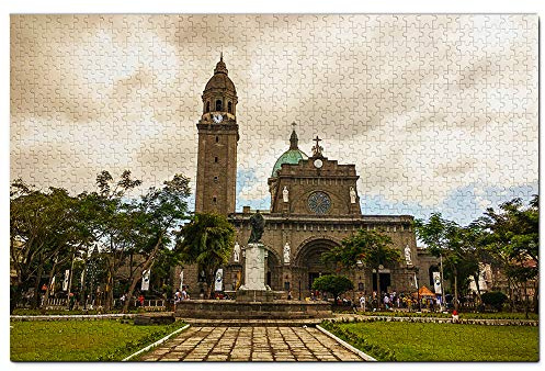 Philippines Intramuros Manille Puzzle 1000 pièces Jeu d'art Souvenir de voyage en bois