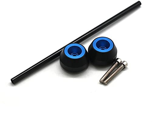 Motorcycle fall protection For YAMAHA MT-10 FZ-10 MT10 FZ10 Front Rear Wheel Drop Ball Shock Absorber Protector Motorcycle Crash Sliders Falling Protection (Color : Blue Front wheel)