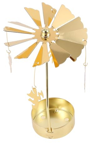 Beaupretty Rotierender Kerzenhalter Karussell Kerzenhalter Weihnachten Teelichthalter Teelicht Karussell Weihnachten Dekoration Für Teelichter