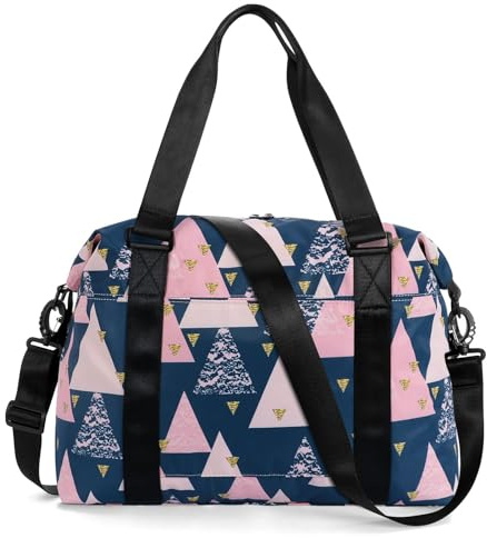 HAWEE Sporttasche Damen Groß Leichte Reisetasche Herren Faltbare Gym Duffel Bag Weekender Travel Bag Wasserdicht Handgepäck Tasche für Reise Fitness Wandern Schwimmen Camping