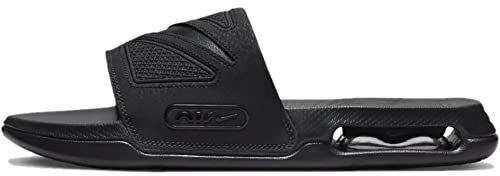 NIKE Men's Air Max Cirro Just Do It Solarsoft Slide Athletic Sandals, Black/Black/Black, 7 UK