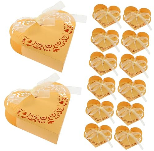 HAPINARY 50 Stücke Herz Design Pralinenschachtel Favor Boxen Papier Pralinenschachteln Hohl Pralinenschachtel Europäischen Stil Geburtstag Pralinenschachteln