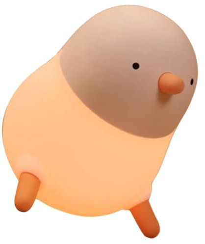 Uonlytech Kawaii Nachtlicht Lampe Für Kinderzimmer Dimmbar Warmlicht Tragbar Für Junge Mädchen Und Mädchen Kreatives Design Für Schlaf Und Dekoration