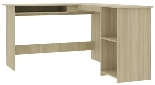 Generisch Eckschreibtisch L-Form Sonoma-Eiche 120x140x75 cm Holzwerkstoff,jiangboyue-800750