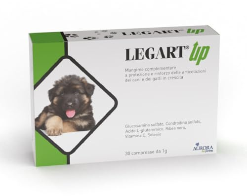 Aurora Biofarma Legart Up 30 Compresse - Mangime complementare per cani per utile per la protezione ed il rinforzo della normale funzione articolare.