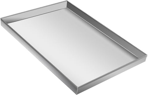 Auffangschale Premium 304 Edelstahl Ölauffangwanne, Mehrzweckwanne, Gewächshauswanne Pflanzwanne Mehrere Größen(100x50x4cm/39x19x1.5in)