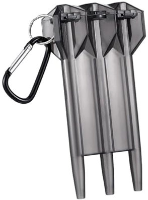 KEWUF 1 Pcs Funda de Transporte para Dardos, Funda Ajustable para Dardos, Caja de Almacenamiento portátil con Cierre de Llave, Black, Estuche para Dardos