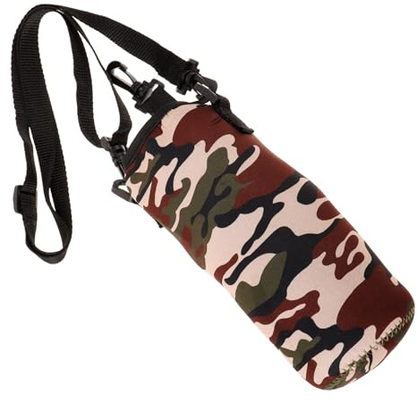 GANAZONO Funda Aislante para Botellas de Agua Portátil y de Instalar para Actividades y Camping Protección Térmica y Material Seguro Compatible con Botellas de Gimnasio y Senderismo