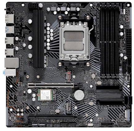 scheda madre del gioco Fit For ASRock B650M PG LIGHTNING WIFI supporta CPU AM5 Ryzen 7 7700X 7800X3D 5 7600X 4xDDR5 M.2 HDMI MATX
