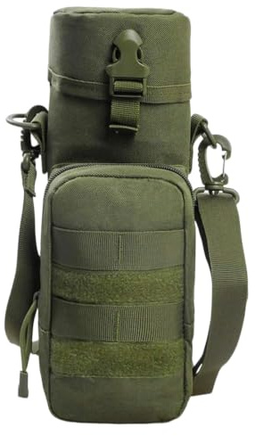 Gexgune Tactical Water Bottle Pouch 600D Tragbarer Molle Kettle Holder Pocket Gear Bag Utility Pouch für die Jagd im Freien