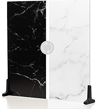 V-FLAT WORLD Duo Board Produkt Fotografie Hintergründe - 2-seitiger Hintergrund für Fotografie, realistische Artikel & Lebensmittelfotografie Hintergrund - Inklusive 2 Beine & Matte - 61.0 cmx 61.0 cm