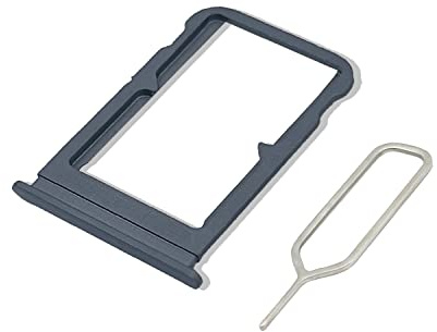 Eonpam Tiroir Carte SIM pour (Xiaomi Mi 9) Support Qualité d'origine Remplacement Plateau Memory SD Slot Carte SIM avec Aiguille SIM(Noir)