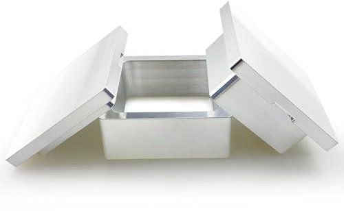 6,3x6,3 cm quadrato colofonia pre-stampo, stampo in metallo pre-pressa per l'estrazione senza solventi fai da te