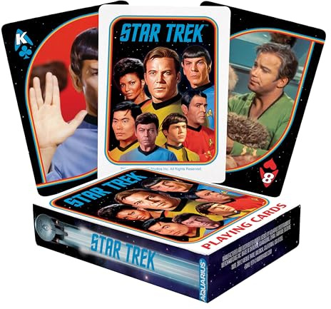 AQUARIUS Star Trek Original Series Playing Cards - Themed Card Game for Your Favourite Card Games - Officially Licensed Star Trek Merchandise & Collectibles