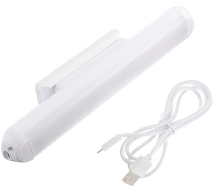DOITOOL Kabelgebundenes LED Make Up Licht Verstellbarer Kosmetikspiegel USB Betriebene Wandbeleuchtung für Schminktisch und Badezimmer mit Touch Funktion