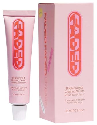 Sérum éclaircissant et nettoyant Faded - Sérum éclaircissant et purifiant pour les taches sombres et les décolorations - Réduit la décoloration, les marques post-clémiques, les cicatrices et les