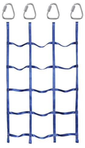 Climbing Net for Kids Outdoor, 1.8x1.1m Climbing Cargo Net Kids, Climbing Net for Playground Treehouse Jungle Gyms Backyard School, N-inja Obstacle Course Accessories for Kids