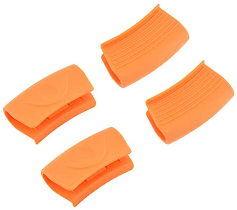 MAGICLULU Impugnature in Silicone Per Manici Di Pentole - Guanti Da Cucina Isolati Guanti Da Cucina Termici 4 Paia