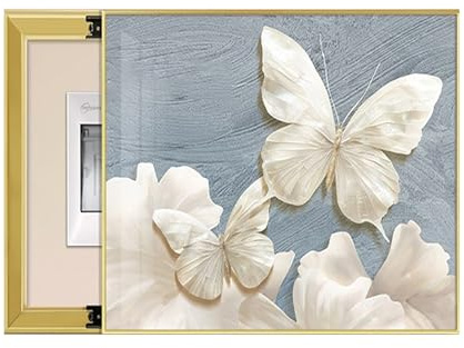 WXQTM Peinture Décorative pour Boîtier de Compteur Électrique Type Coulissant Peinture Décorative pour Cache Panneau Électrique Convient pour Les Salons (B,45x35cm)
